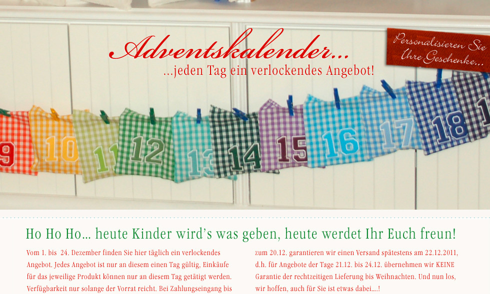 ZUM ADVENTSKALENDER