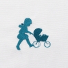 Maedchen mit Puppenwagen