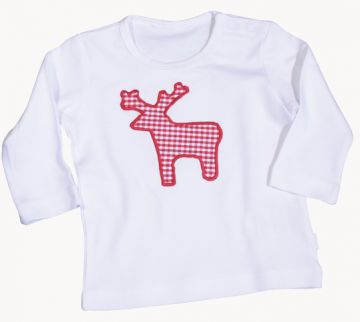 Rentier, Longsleeve wei
