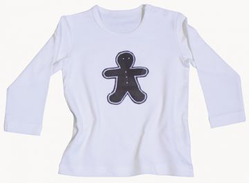 Gingerbread Man, Longsleeve wei