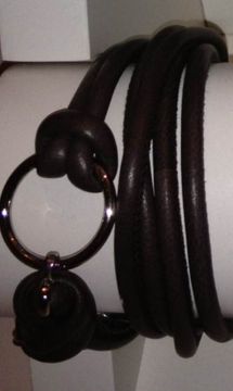 Leder Wickelarmband Ring