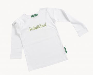 Schulkind, Longsleeve wei