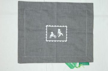 $$ Kuschelkissen grau Boys No. 53178